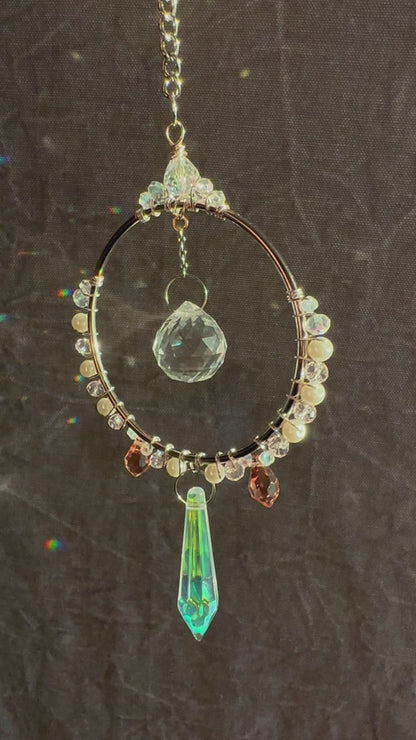 Pretty Pink and Pearls Suncatcher